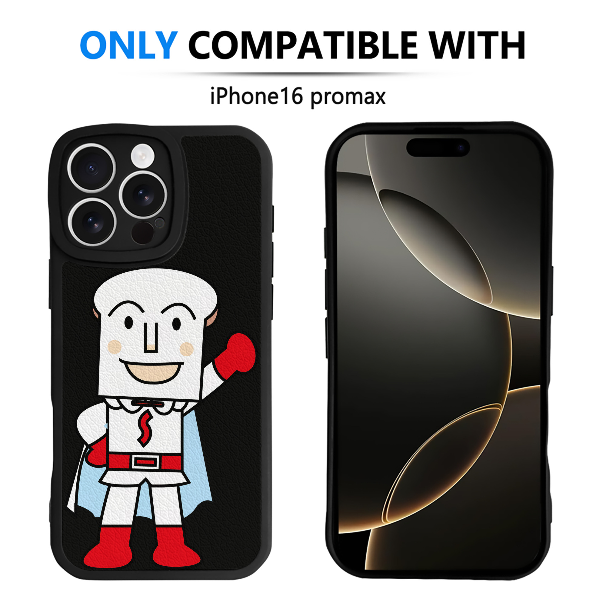 （画像用） アンパンマン Anpanman 【iPhone 16シリーズ対応】シリコンスマホケース（レザー調） 材質：シリコン